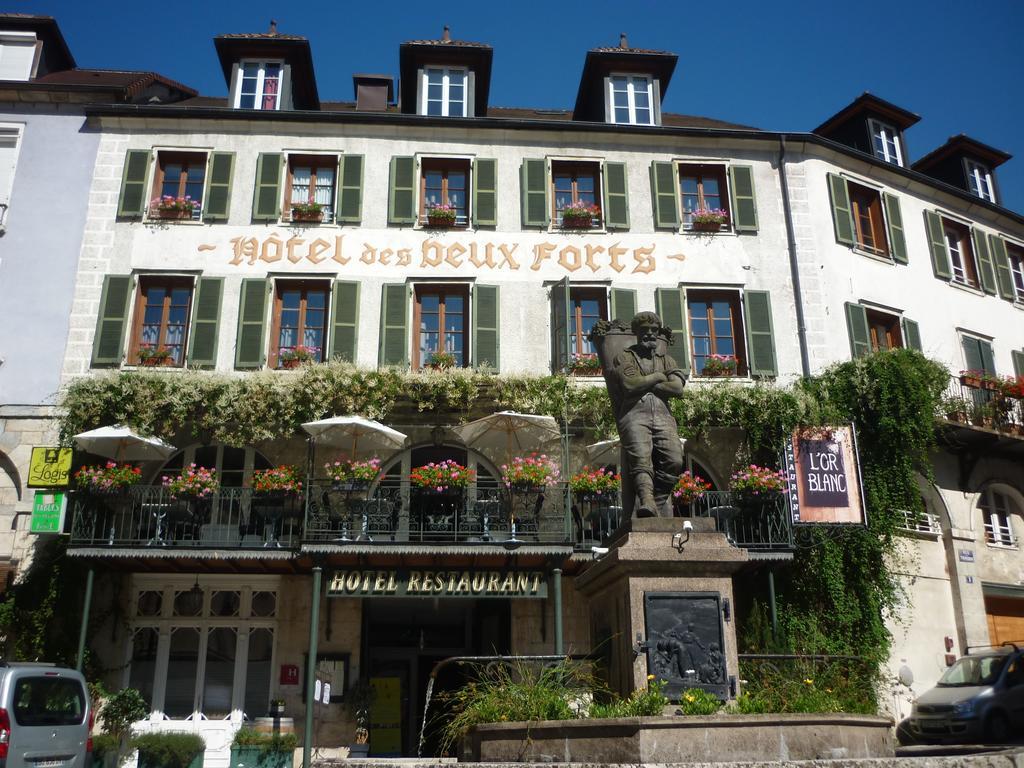 Logis Hotel Des Deux Forts Salins-les-Bains Ruang foto